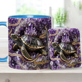 Love Turtle - Personalized Turtle Accent Mug & Coaster