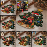 Christmas Dog - Personalized Dog Non-Slip Tufted Rug