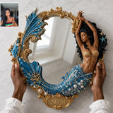 Soul Of A Mermaid - Personalized Mermaid Wall Hanging Mirror