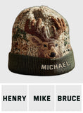 Deer Head - Personalized Hunting Beanie Hat
