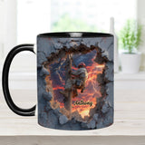 Gift For Lineman Dad, Husband, Son... - Personalized Lineman Accent Mug