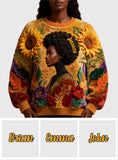 Black Queen - Personalized African American All Over Shirt