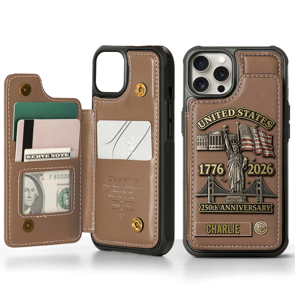250th Anniversary - Personalized Wallet Phone Case