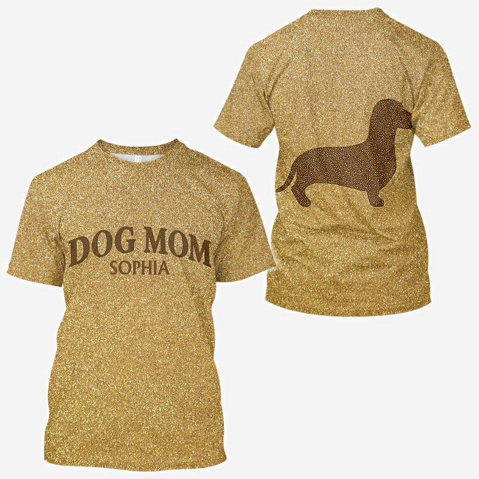 Gift For Dog Mom, Dog Dad - Personalized Dog All Over Shirt