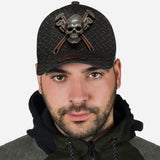 Cool Skeleton Plumber Gift - Personalized Plumber Classic Cap