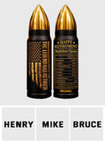 Happy Retirement - Personalized Retired Bullet Tumbler