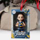 Love Sport Custom Photo - Personalized Volleyball Ornament