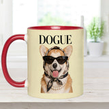 Funny Dog Lovers Gift - Personalized Dog Set Accent Mug with Acrylic Stirrers