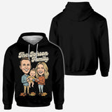 Father Gift, Family Matching Shirt - Personalized Father All Over Shirt