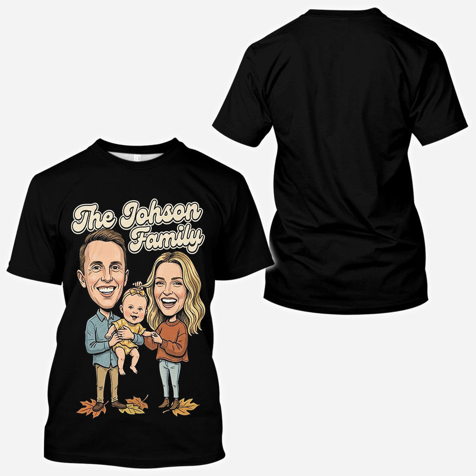 Father Gift, Family Matching Shirt - Personalized Father All Over Shirt