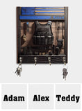 Proud To Be A Police Officer - Personalized Police Officer Custom Shaped Key Rack