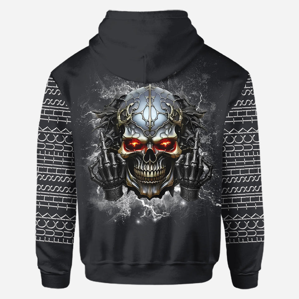 F*ck This Sh*t - Personalized Skull All Over Shirt