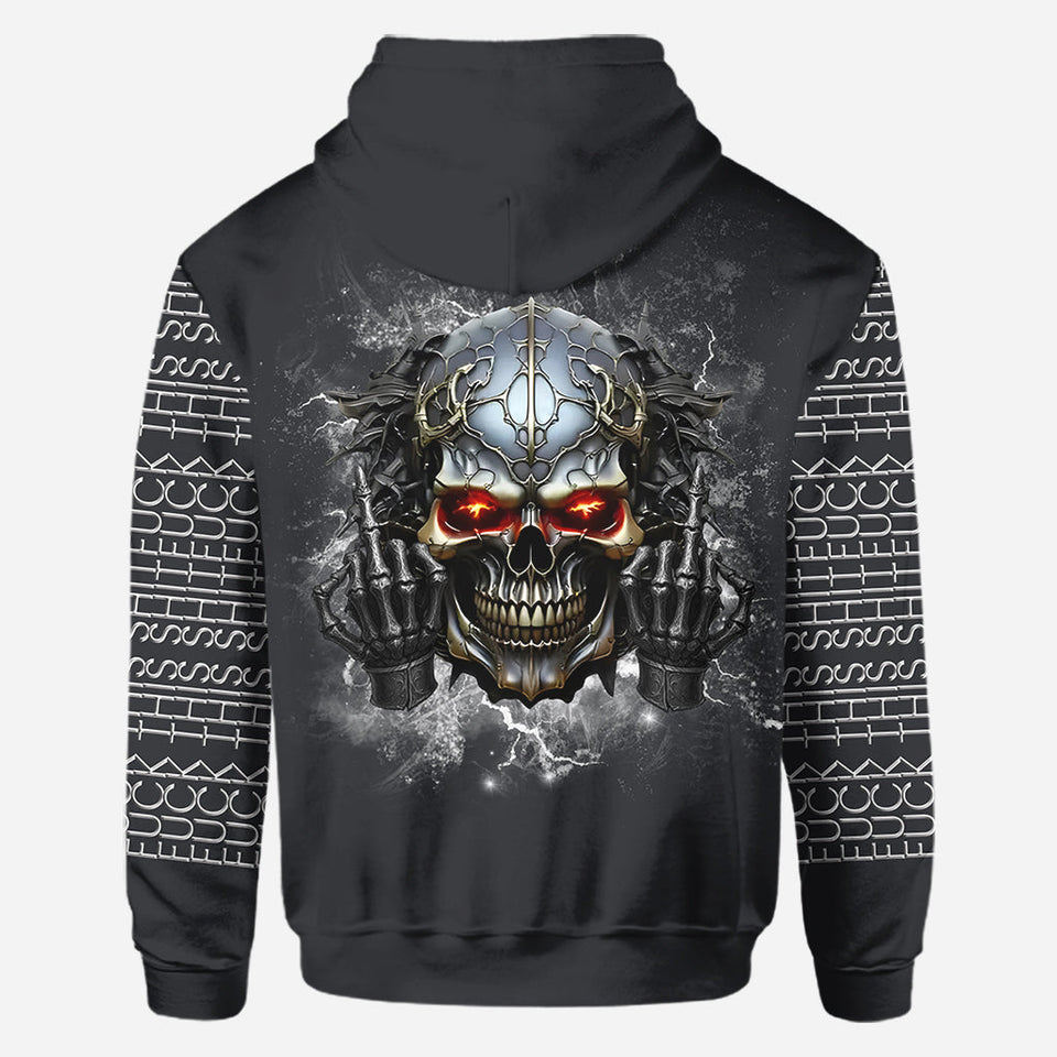 F*ck This Sh*t - Personalized Skull All Over Shirt