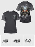 F*ck This Sh*t - Personalized Skull All Over Shirt
