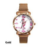 Time For Golf - Personalized Golf Women Hand Watch