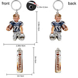 Kids Sports - Personalized Kid Premium Keychain With Charms