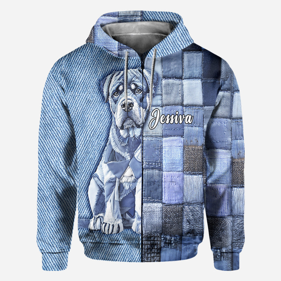 Love Rottweiler - Personalized Dog All Over Shirt