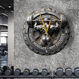 No Lift No Gift - Personalized Fitness Wall Clock
