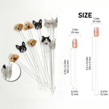 Love Nails Design, Gift for Girl - Personalized Nail Salon Set Accent Mug with Acrylic Stirrers