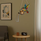 Garden Decor, Gift For Hummingbird Lovers - Personalized Hummingbird LED Light Acrylic Sign