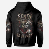Till Death Do Us Part - Personalized Couple All Over Shirt