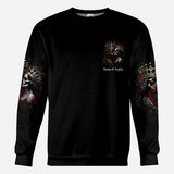 Till Death Do Us Part - Personalized Couple All Over Shirt