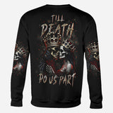 Till Death Do Us Part - Personalized Couple All Over Shirt