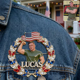 Celebrate 4th Of July - Personalized Family 3D Embossed Enamel Pin
