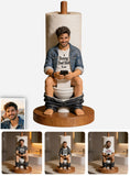 Best Time Of Day - Personalized Father Paper Towel Stand