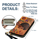 Black Queen - Personalized African American Leather Long Wallet