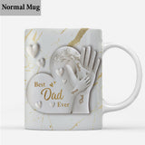 Best Dad Ever - Personalized Father Mug