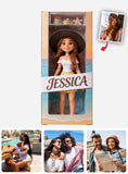 Love Traveling - Personalized Travelling Custom Shaped Acrylic Plaque