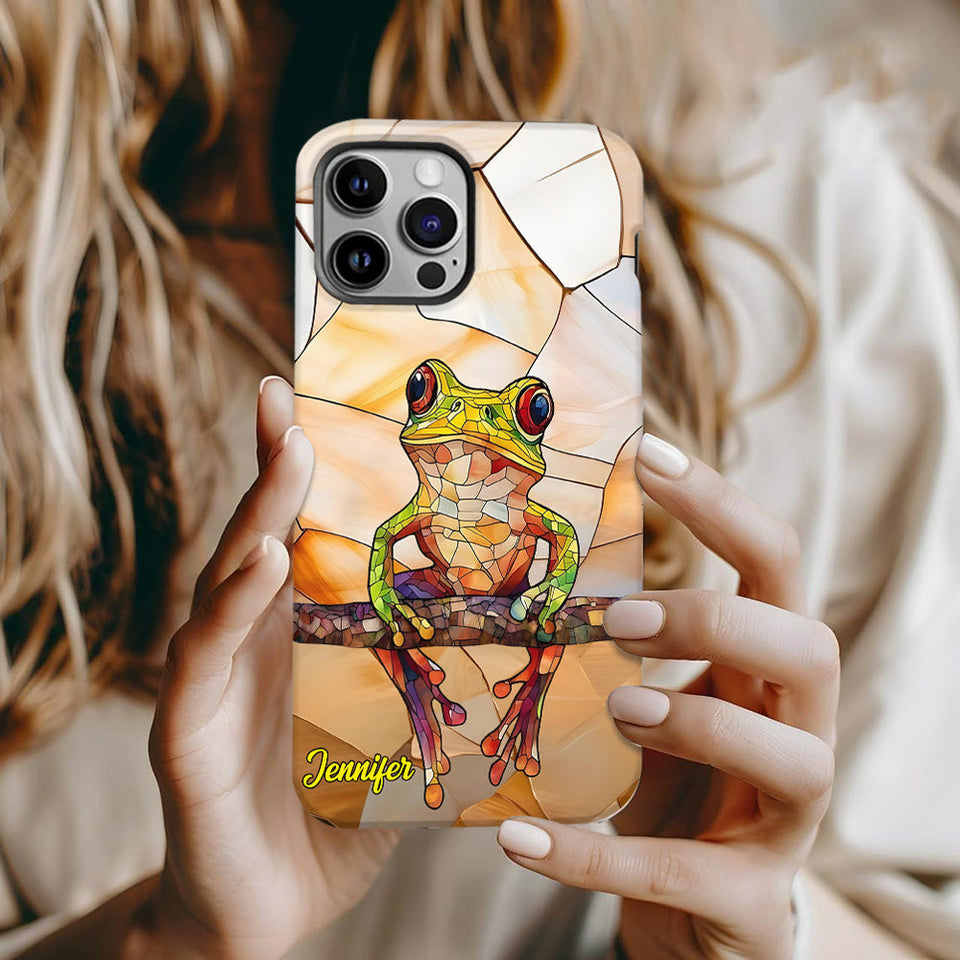 Frogs Light - Gift For Frog Lovers - Personalized Frog Full Print Phone Case