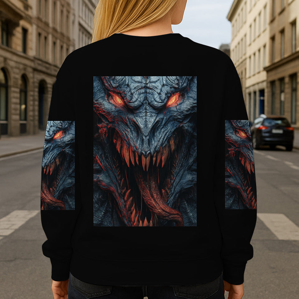 Scary Monster - Personalized Halloween All Over Shirt