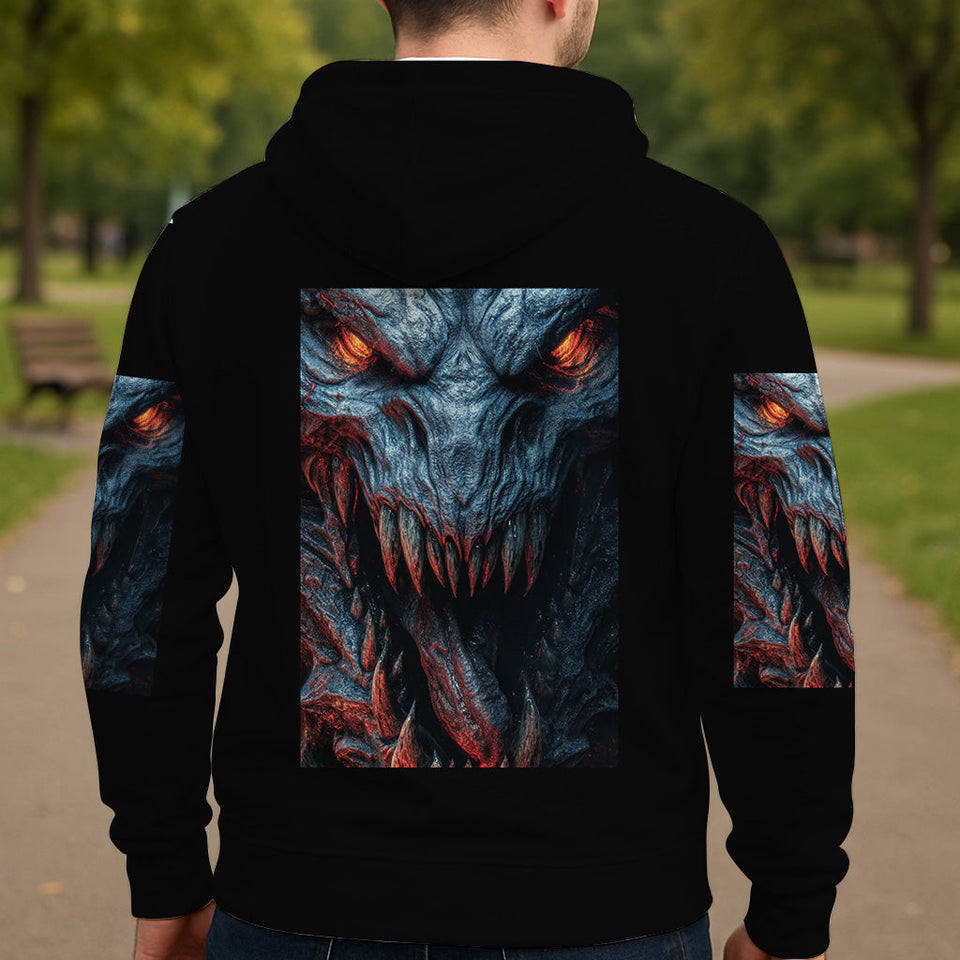 Scary Monster - Personalized Halloween All Over Shirt