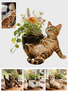 Custom Any Photo - Personalized Cat Acrylic Pot