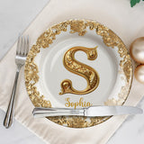 Merry Christmas - Personalized Family Ceramic Round Plate