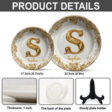 Merry Christmas - Personalized Family Ceramic Round Plate