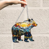 Into The Wild - Personalized Camping Window Hanging Suncatcher Ornament