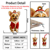 Furry Christmas - Personalized Dog Ornament