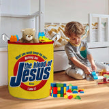 The Blood Of Jesus - Personalized Christian Storage Basket
