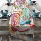 Cowgirl Spirit - Personalized Cowgirl Table Runner