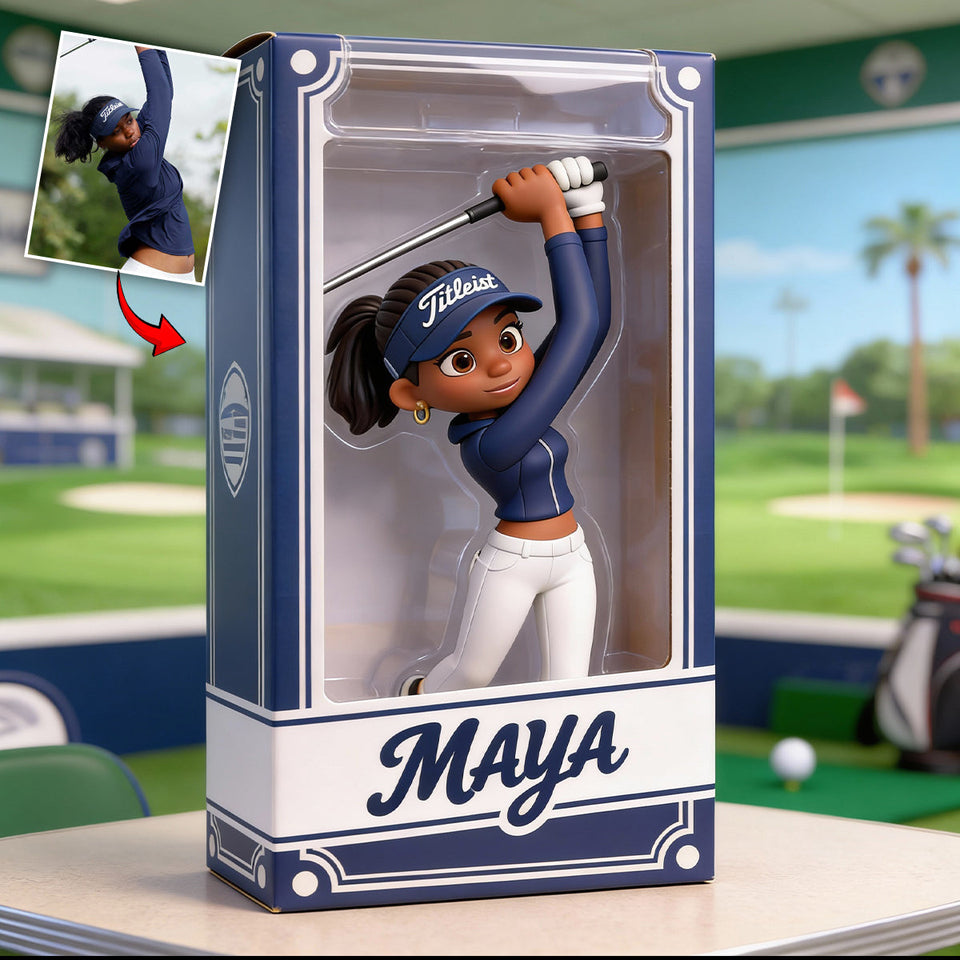 Love Golf - Personalized Golf Custom Shaped Acrylic Plaque