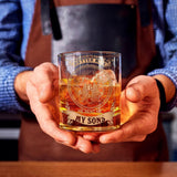 I Ask God To Make Me A Better Man - Personalized Father Whiskey Glass