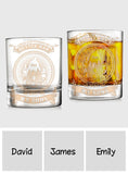 I Ask God To Make Me A Better Man - Personalized Father Whiskey Glass