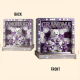 Mom/Grandma Bear - Personalized Mother Custom Shaped Acrylic Plaque