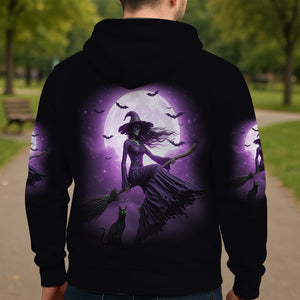 A Wee Bit Wicked - Personalized Witch All Over Shirt