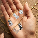 This Dog Mom Belongs To - Personalized Dog Metal Necklaces With Pendants