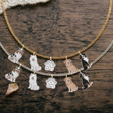 This Dog Mom Belongs To - Personalized Dog Metal Necklaces With Pendants