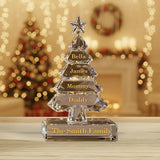 Merry Christmas - Personalized Family Custom Shaped Acrylic Plaque